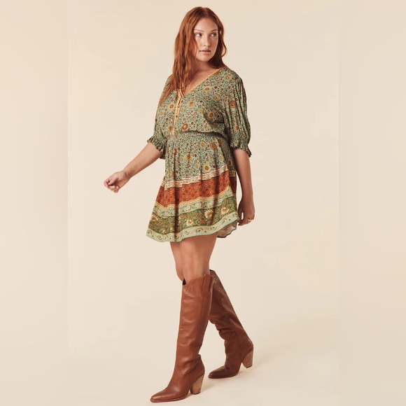 Spell Lady Untamed Playdress in Matcha - Picture 3 of 13